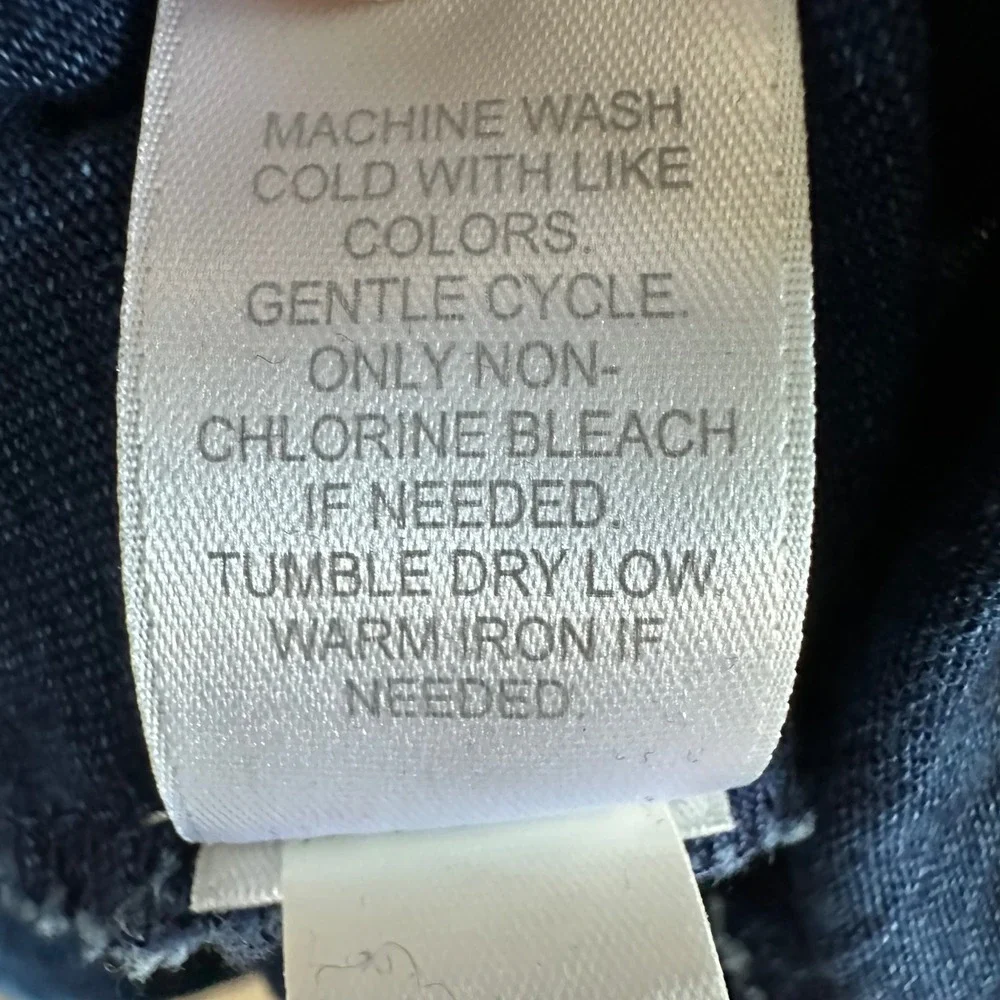 Pure J. Jill Indigo Denim Chambray Sleeveless Tank Top Tunic M Petite Casual - Picture 5 of 6